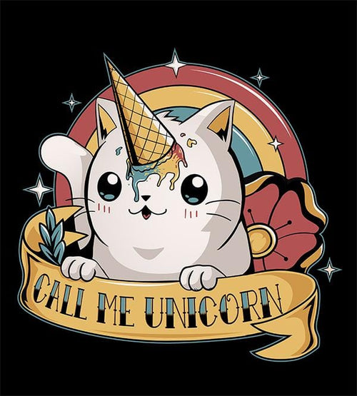 Call Me Unicorn T-Shirts by Typhoonic - Pixel Empire