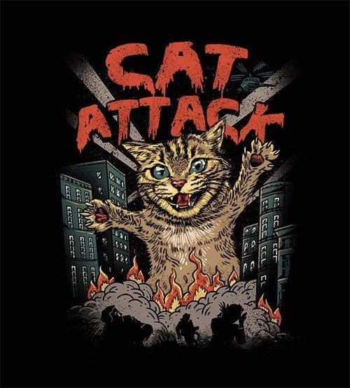 Cat Attack T-Shirts by Vincent Trinidad - Pixel Empire