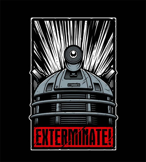 Exterminate! Hoodies by StudioM6 - Pixel Empire