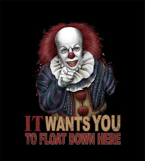 Float Down Here T-Shirts by Saqman - Pixel Empire