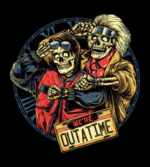 Outatime Hoodies by Glitchy Gorilla - Pixel Empire