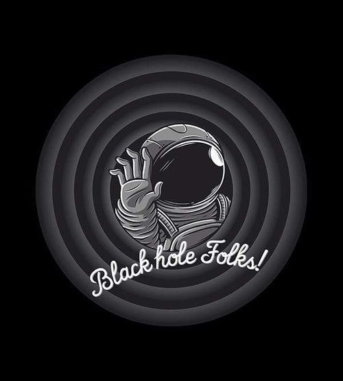 Black Hole Folks T-Shirts by Elia Colombo - Pixel Empire