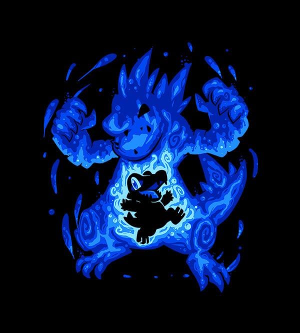 The Ferocious Water Within T-Shirts by Techranova - Pixel Empire
