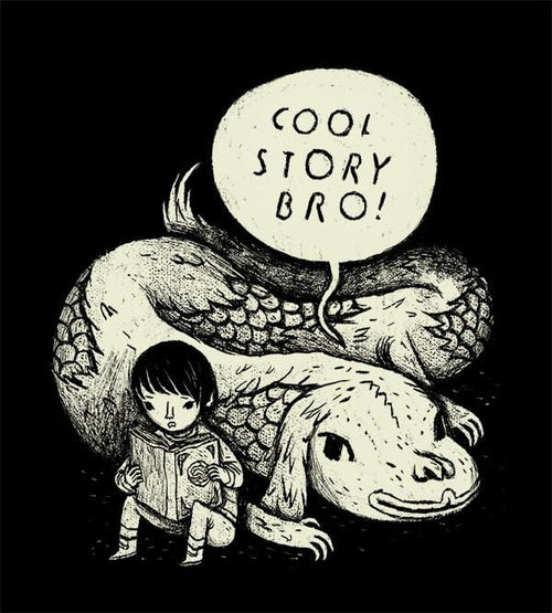 Cool Story Bro Hoodies by Louis Roskosch - Pixel Empire