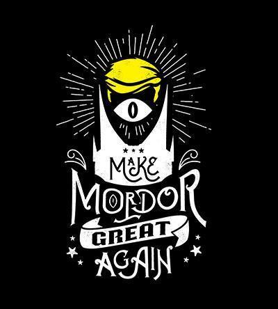 Make Mordor Great Again Hoodies by Barrett Biggers - Pixel Empire