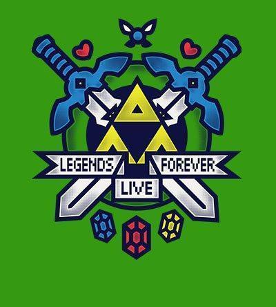 Legends Live Forever Hoodies by COD Designs - Pixel Empire