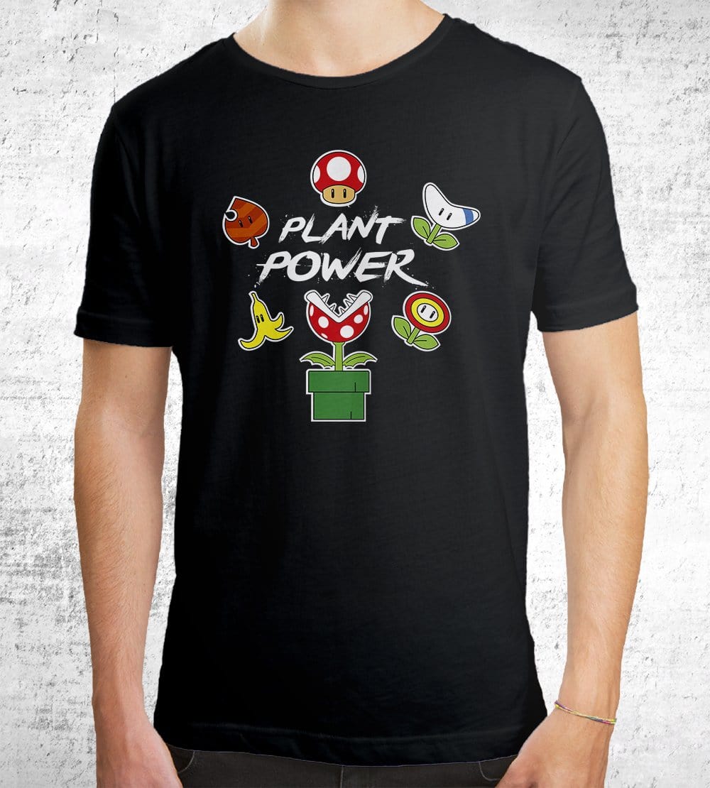 Plant Power T-Shirts by Edge Fitness - Pixel Empire