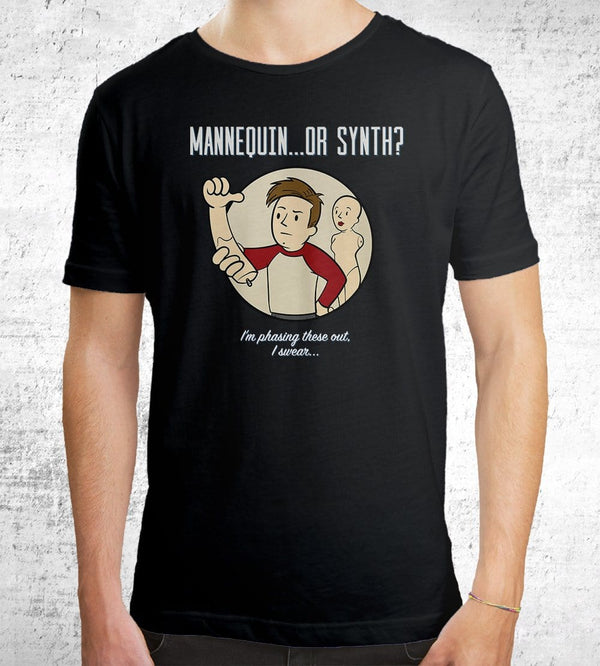 Mannequin...or Synth? T-Shirts by UpIsNotJump - Pixel Empire