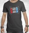 Stay Home & Play Games T-Shirts by Beatemups - Pixel Empire