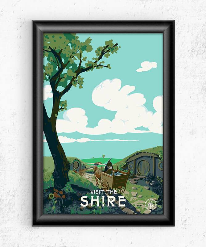 Visit The Shire Posters by Mathiole - Pixel Empire