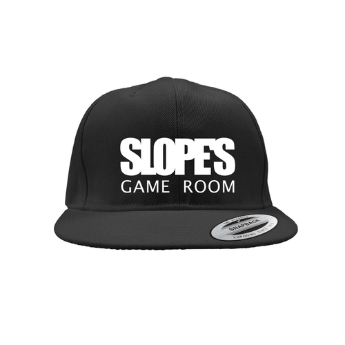 Slope's Logo Snapback Cap Hats by Slope's Game Room - Pixel Empire