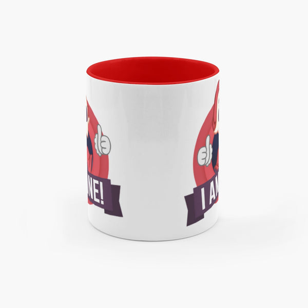 I Am Fine! Mug Mugs by Backseat - Pixel Empire