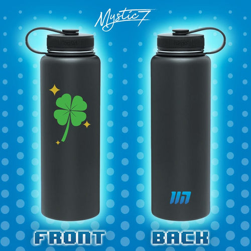 Mystic7 40oz Black Bottle Bottles by Mystic7 - Pixel Empire