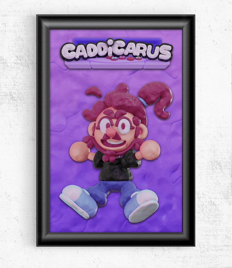 Caddicarus Poster with Sticker