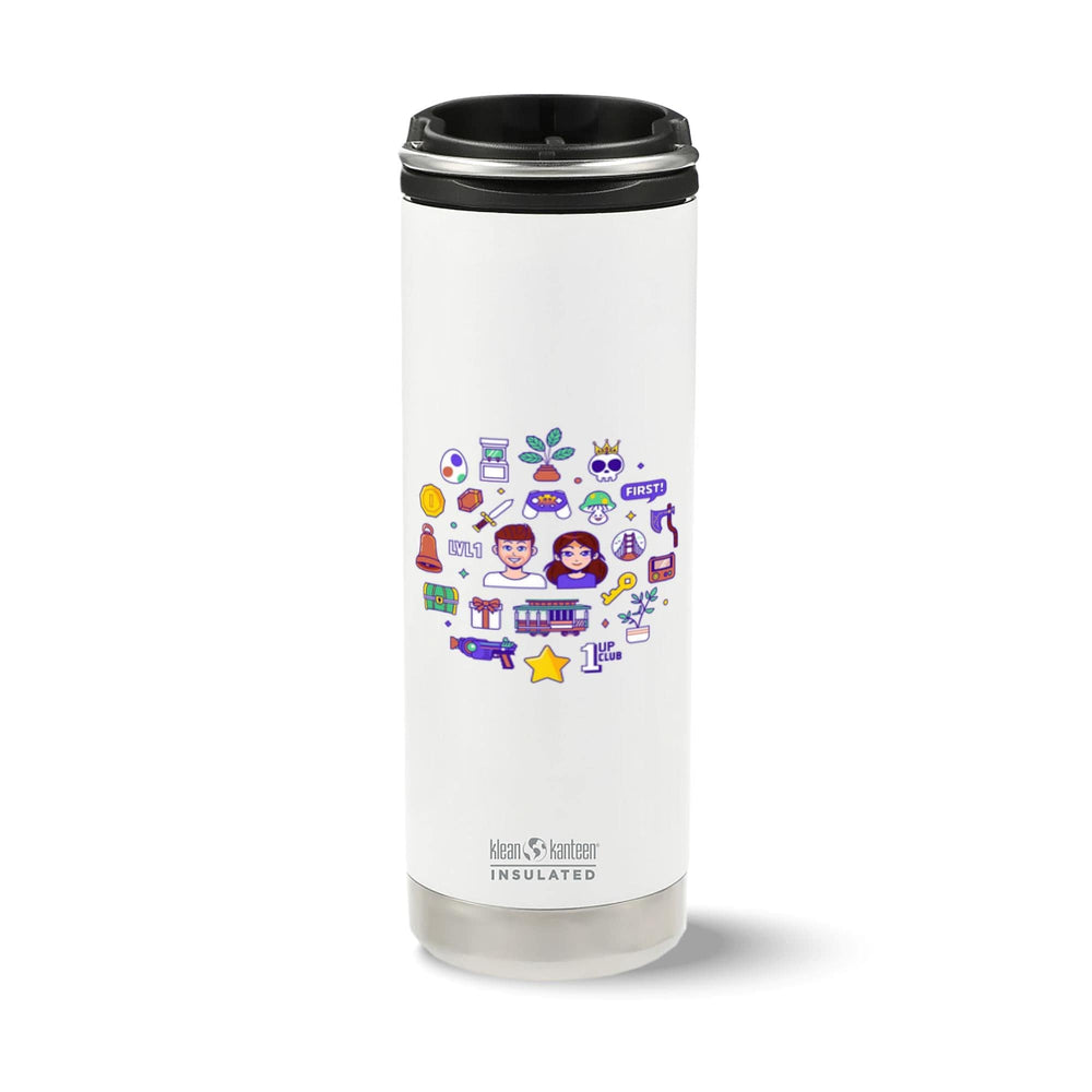 "Icons" Limited Edition Klean Kanteen Eco Cup Mugs by Kit and Krysta - Pixel Empire
