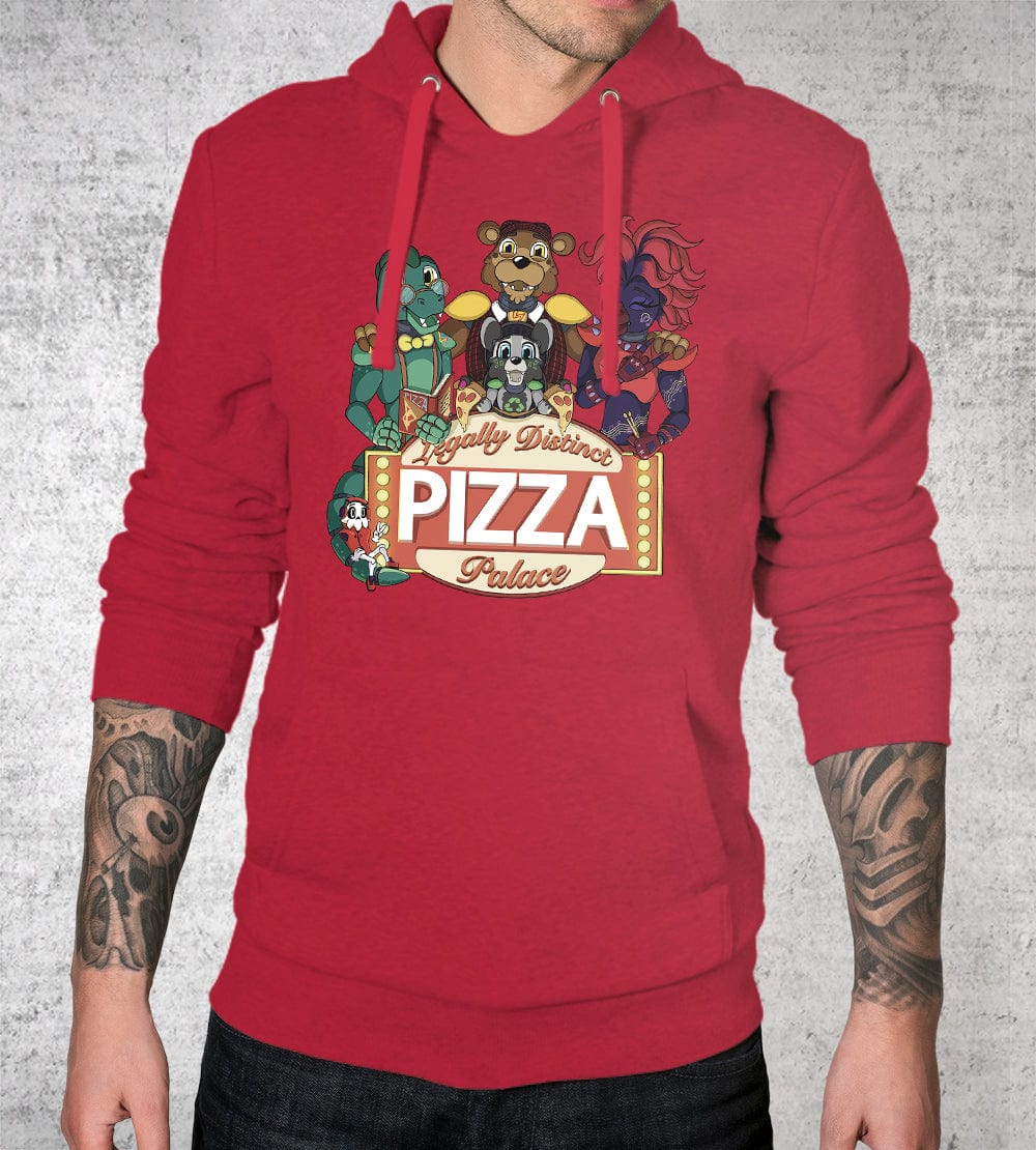 Legally Distinct Pizza Palace Hoodie T-Shirts by Backseat - Pixel Empire