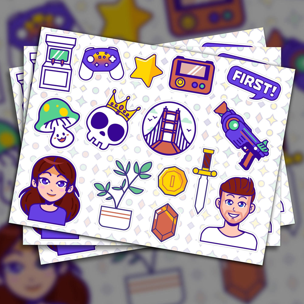 "Icons" Limited Edition Sticker Sheet