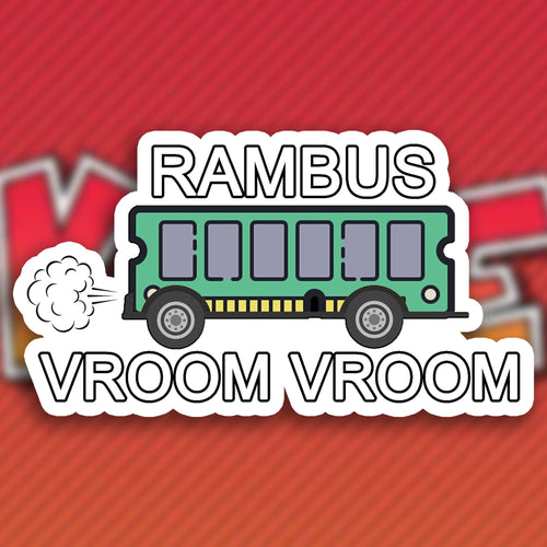RAMBus Vroom Vroom Sticker Stickers by Kaze Emanuar - Pixel Empire
