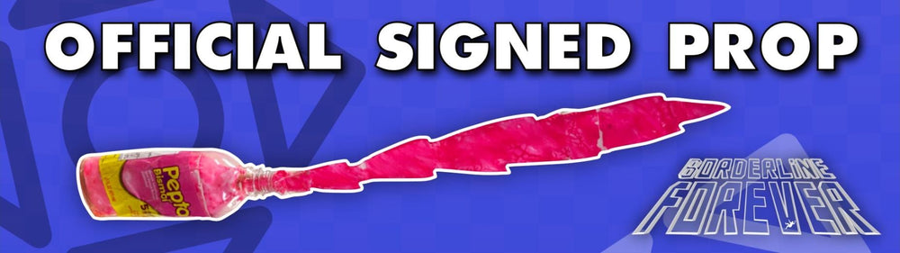 Borderline Forever Pepto Sword - Official Signed Prop Prop by Scott The Woz - Pixel Empire
