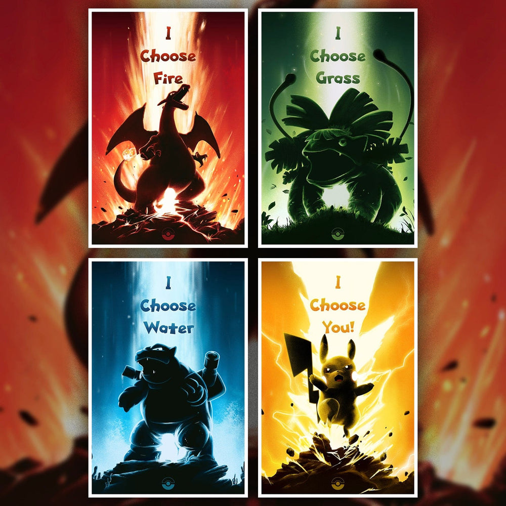 I Choose Starter Set Posters by Dylan West - Pixel Empire