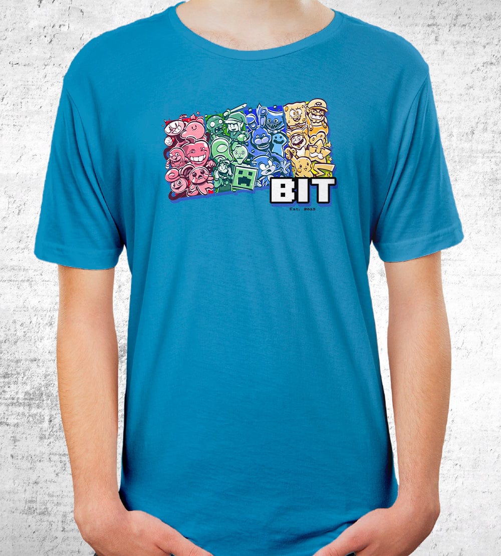 TetraBit Anniversary T-Shirt - Bright - LIMITED EDITION T-Shirts by TetraBitGaming - Pixel Empire