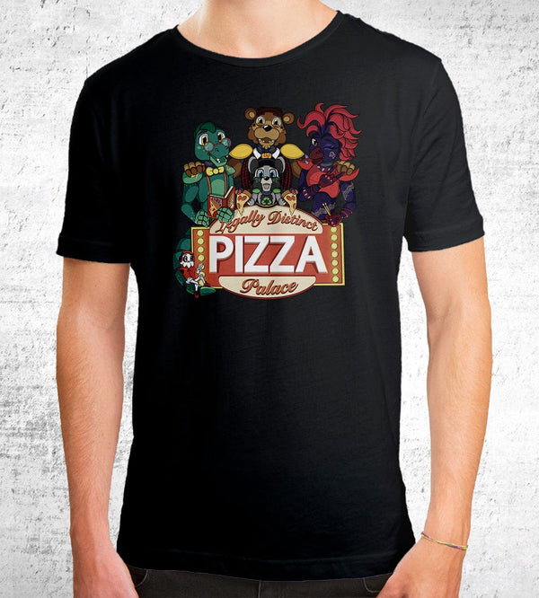 Legally Distinct Pizza Palace T-Shirt T-Shirts by Backseat - Pixel Empire