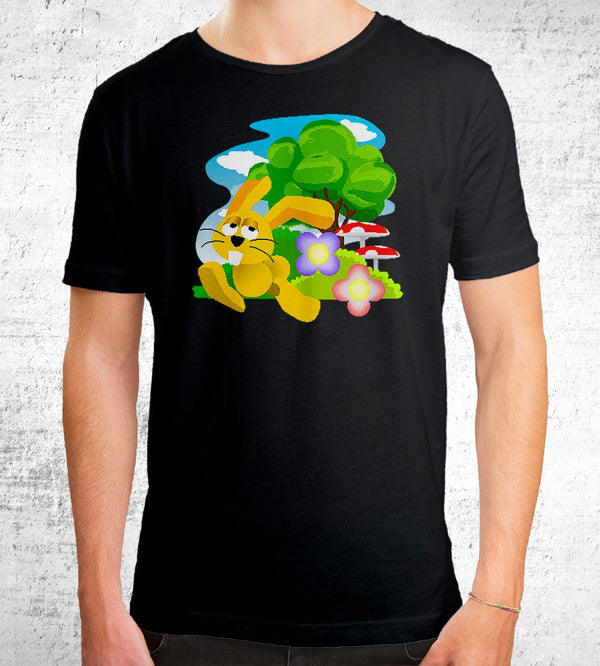 Bunny Brushwoods Course T-Shirt T-Shirts by Kaze Emanuar - Pixel Empire