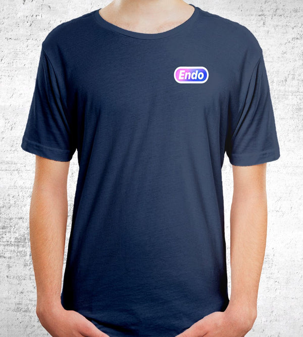 Endo Logo T-Shirt - Blue Corner Variant T-Shirts by Endo - Pixel Empire