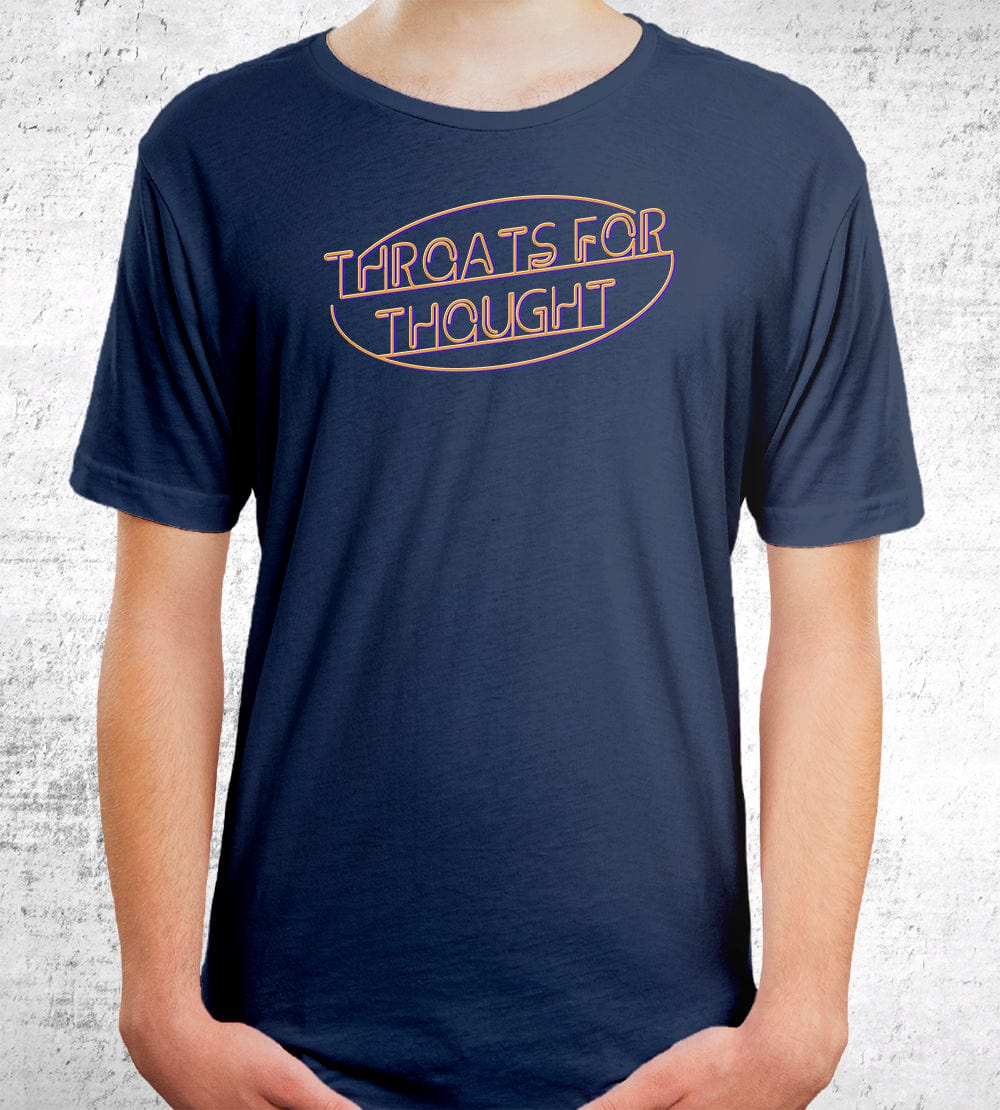 Throats for Thought Logo T-Shirts by Scott The Woz - Pixel Empire