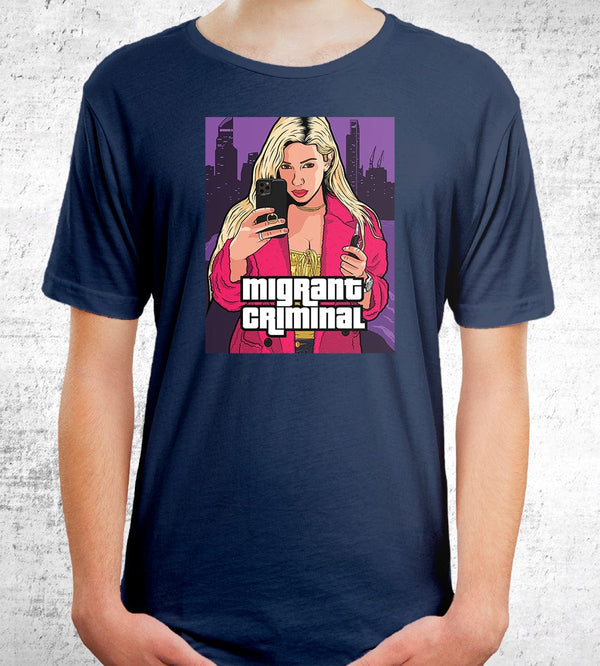 Migrant Criminal T-Shirts by Charalanahzard - Pixel Empire