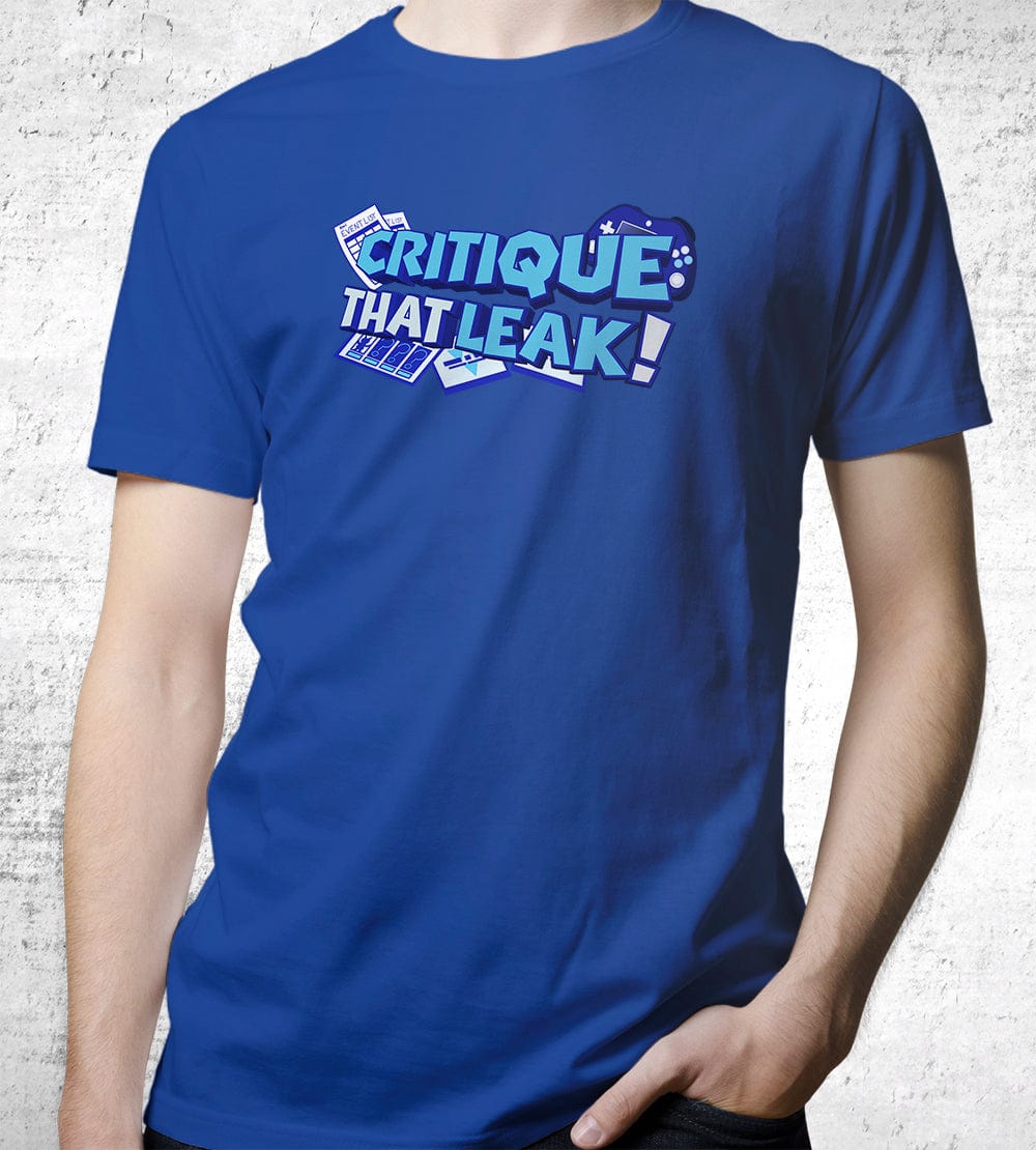 Critique That Leak! T-Shirts by Scott The Woz - Pixel Empire