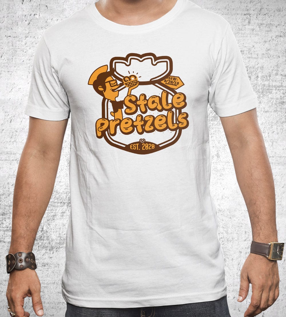 Stale Pretzels T-Shirts by Scott The Woz - Pixel Empire