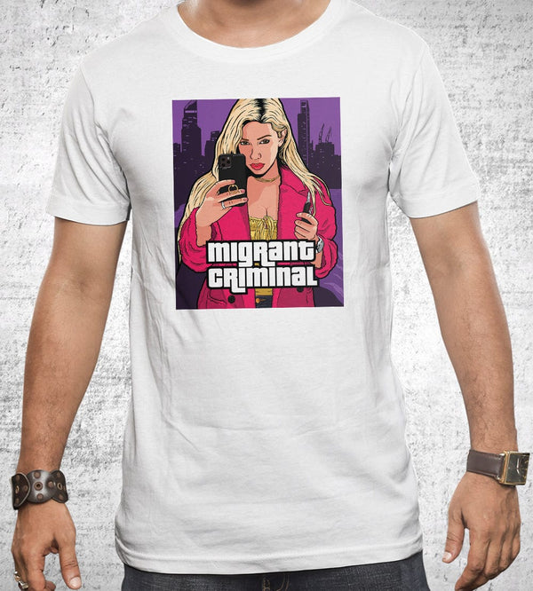 Migrant Criminal T-Shirts by Charalanahzard - Pixel Empire