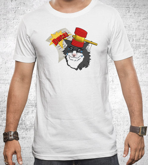 DMCA Cat T-Shirt T-Shirts by Kaze Emanuar - Pixel Empire