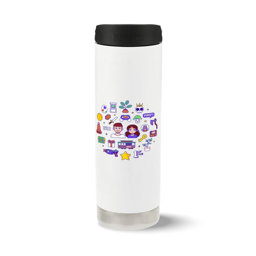 "Icons" Limited Edition Klean Kanteen Eco Cup Mugs by Kit and Krysta - Pixel Empire
