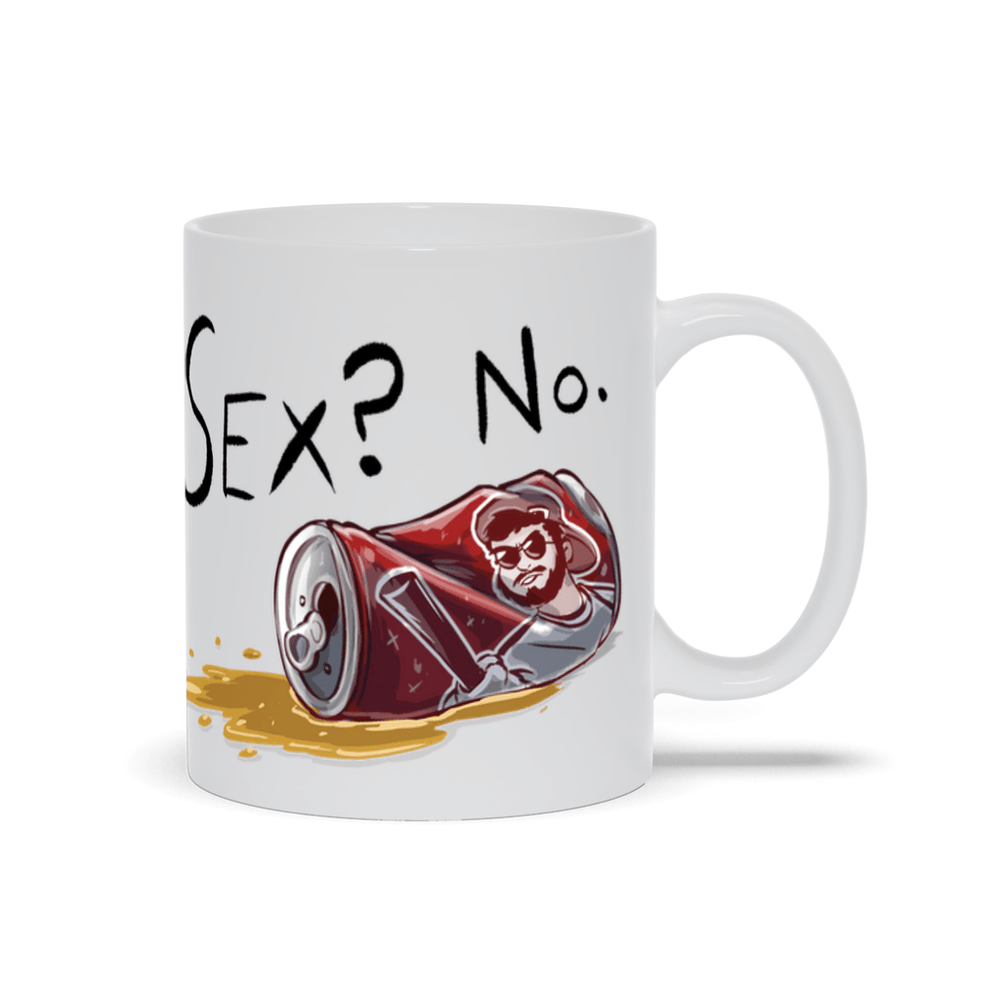 Sex? No Mug Mugs by Scott The Woz - Pixel Empire