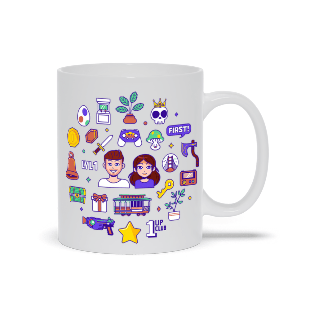 "Icons" Limited Edition Mug Mugs by Kit and Krysta - Pixel Empire