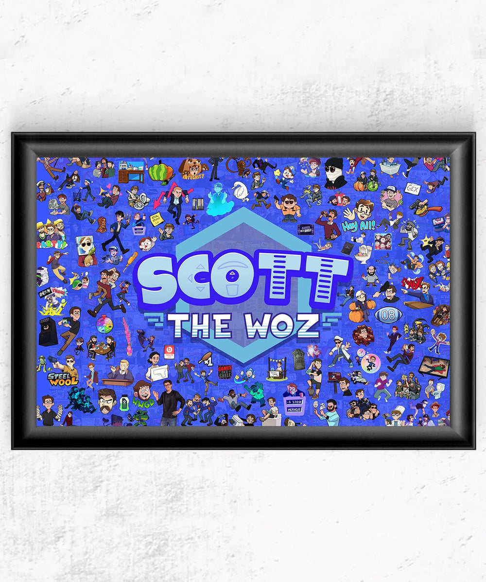 Scott the Woz Sticker Explosion Posters by Scott The Woz - Pixel Empire
