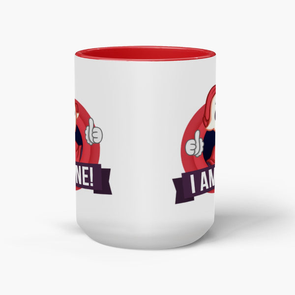 I Am Fine! Mug Mugs by Backseat - Pixel Empire