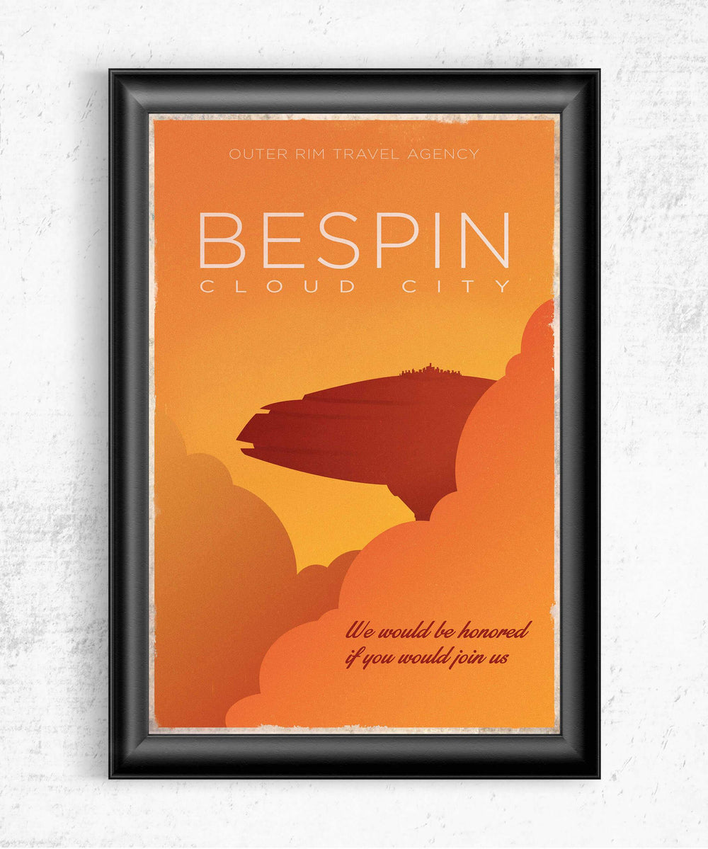 Bespin Travel Poster Posters by Dylan West - Pixel Empire