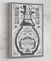 Blue Potion Canvas by Barrett Biggers - Pixel Empire