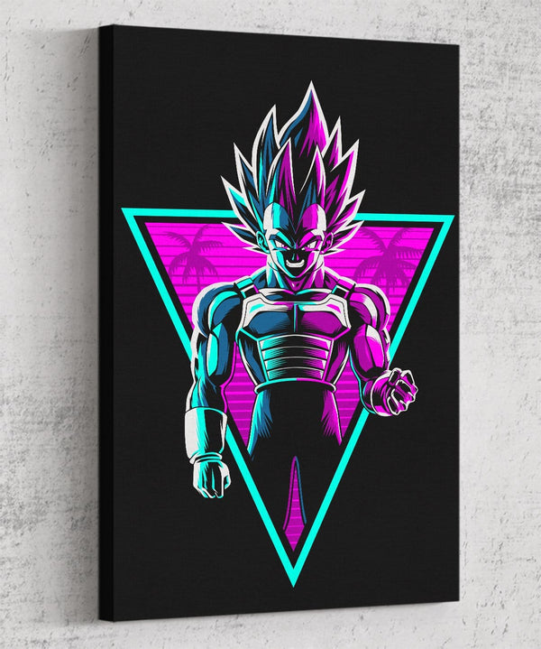 Retro Courage Canvas by Alberto Cubatas - Pixel Empire