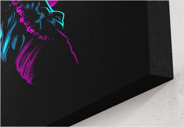 Retro Death Canvas by Alberto Cubatas - Pixel Empire