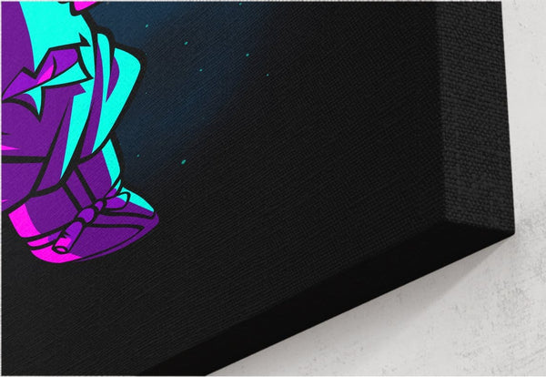 Retro Chibi Instinct Canvas by Alberto Cubatas - Pixel Empire