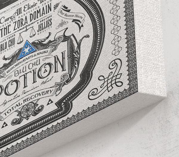 Blue Potion Canvas by Barrett Biggers - Pixel Empire