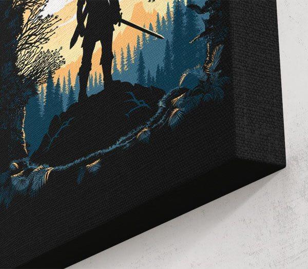 Warrior of the Forest Canvas by Alberto Cubatas - Pixel Empire