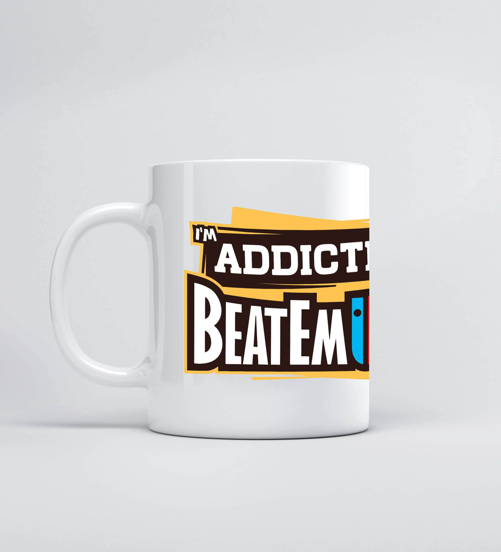 I'm ADDICTED to Beatemups Mugs by Beatemups - Pixel Empire