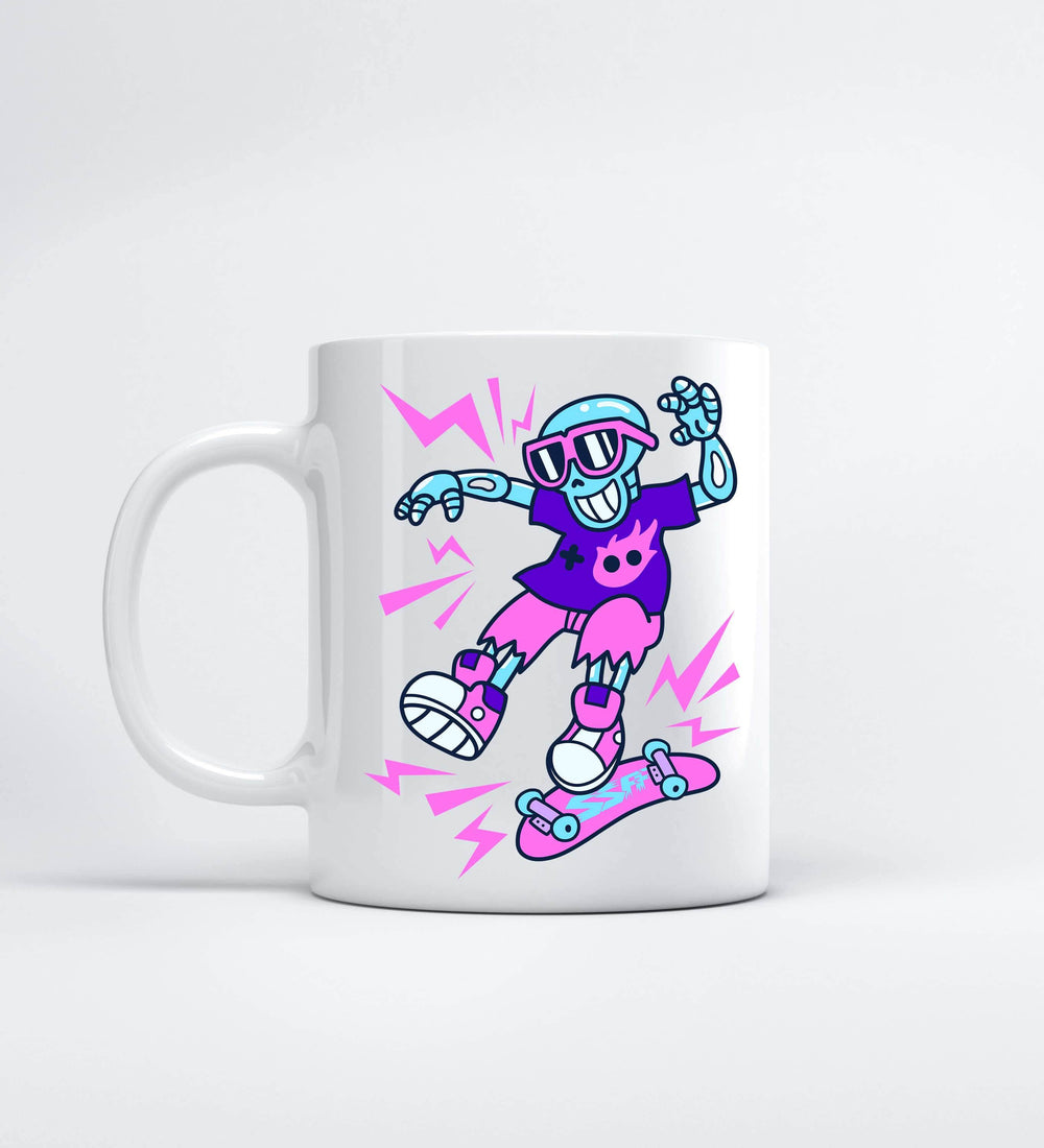 SSFF Skater Mugs by Stop Skeletons From Fighting - Pixel Empire