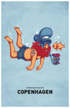 Diver Posters by Copenhagen Poster - Pixel Empire