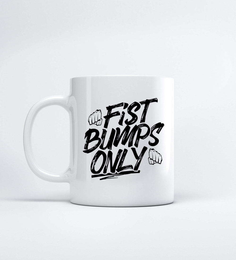 Fist Bumps Only Mugs by Beatemups - Pixel Empire